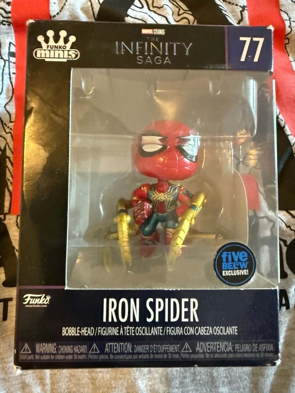 Funko Minis Marvel The Infinity Saga Iron Spider #77 Five Below Exclusive
